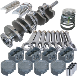 Eagle Ford FE .040 Over Bore Stroker Rotating Assembly Kit w/Dish Piston