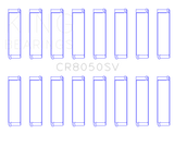 King Engine Bearings 11+ BMW S63/S63N/N63/N63N Rod Bearing Set - Size +.25mm