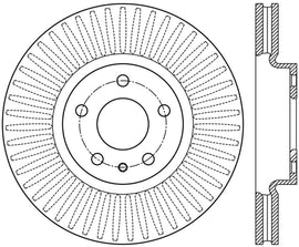 StopTech 13-16 Ford Fusion Left Front Disc Slotted Premium Brake Rotor