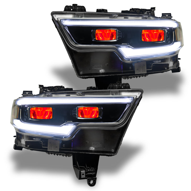 Oracle 19-21 RAM 1500 RGB Headlight Demon Eye Kit - LED Projector - w/o Controller NO RETURNS