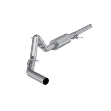 Load image into Gallery viewer, MBRP 14-18 GMC Sierra 4.3L Aluminized Steel 3in Cat Back Single Side Exit - Single Driveshaft only