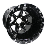 Race Star 72 ValStar 15x12 / 5x4.50BC / 2.5BS / 3.072in CB / Black w/Machined Accents Wheel