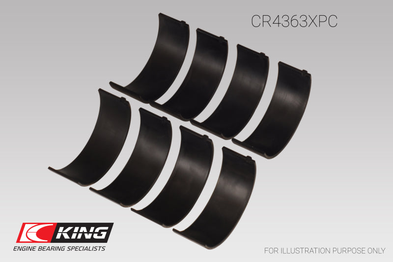 King Engine Bearings GM 134 DOHC Ecotec 2.2L (Size 1.0) Connecting Rod Bearing Set