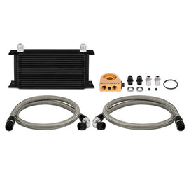 Mishimoto Universal 19 Row Thermostatic Oil Cooler Kit - Black