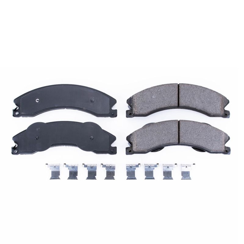 Power Stop 2011 GMC Sierra 2500 HD Front or Rear Z17 Evolution Ceramic Brake Pads w/Hardware