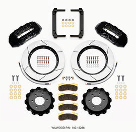 Wilwood TX6R Front Kit 15.50in Black 2004-08 Ford F150 - 4WD