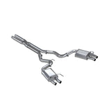 MBRP 16-20 Ford GT350/GT350R Dual Quad Split Rear Outlet 3in Cat Back T304 Exhaust