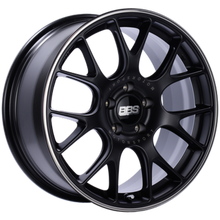 Load image into Gallery viewer, BBS CH-R 19x10 5x130 ET38 CB71.6 Satin Black - 82mm PFS/Clip Req.