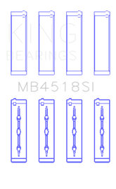 King Engine Bearings 11-20 Chrysler 300 / Dodge Grand Caravan (Size +0.25mm) Main Bearing Set