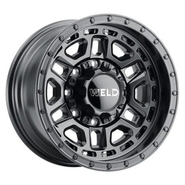 Weld Off-Road Crux 20x12in / 6x135 BP / ET -44 / 106.1mm Bore - Satin Black Wheel