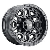Weld Off-Road Crux 17x9in / 5x114.3 BP / ET -35 / 78.1mm Bore - Satin Black Wheel