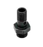 AEM High Volume Fuel Rail Banjo Fitting w/ Hole - Male -6AN ORB thread (9/16in -18)
