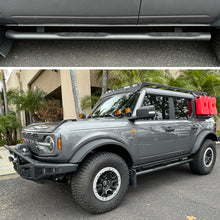 Load image into Gallery viewer, Go Rhino 21-26 Ford Bronco (4dr) 4000 Series Side Steps - Cab Length - Tex. Blk