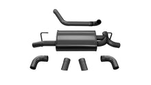 Load image into Gallery viewer, Corsa 2018-2024 Jeep Wrangler JL 2.5in Dual Rear Turn Down Exit Black Sport Axle-Back Exhaust