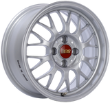 BBS RG-F 15x7 4x100 ET33 Sport Silver Wheel -70mm PFS/Clip Required