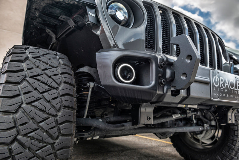 Oracle Jeep Wrangler JL/Gladiator JT Sport High Performance W LED Fog Lights - White NO RETURNS