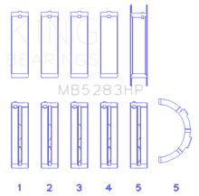 Load image into Gallery viewer, King Engine Bearings Performance Main Bearing Set - Size STD