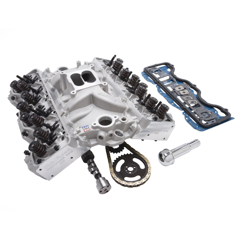 Edelbrock Power Package Top End Kit Performer RPM 348-409 BB Chevy W-Series V8 450+ Hp