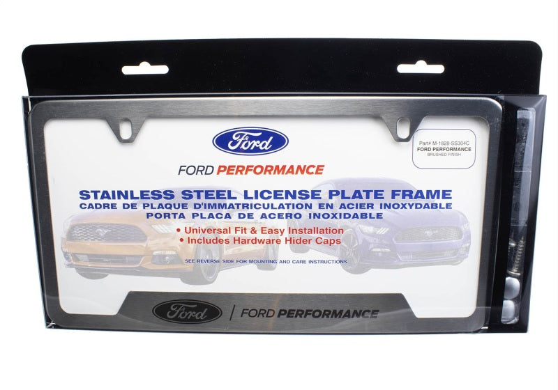 Ford Racing Stainless Steel Ford Performance License Plate Frame