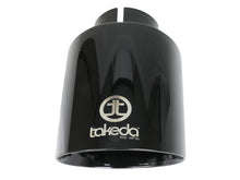 Load image into Gallery viewer, aFe Takeda Universal Exhaust Tip 2-1/2 IN Inlet x 4-1/2 IN Outlet x 7 IN L- Black