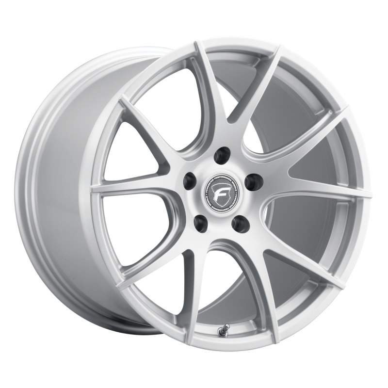 Forgestar CF5V 18x9.5 / 5x112 / ET48 / 66.56 HB - Gloss Silver - Non-BL Wheel