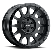 Load image into Gallery viewer, Method Wheels MR305 NV 18x9 +18mm Offset 6x135 94mm CB Matte Black - Gloss Black Lip