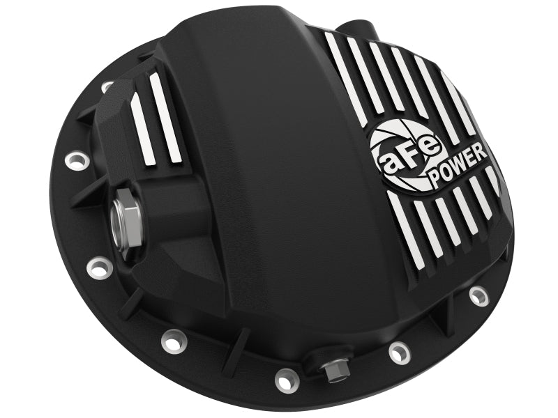 aFe Pro Series GMCH 9.5 Rear Diff Cover Black w/ Machined Fins 19-20 GM Silverado/Sierra 1500