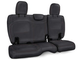 PRP 2018+ Jeep Wrangler JL/2 Door Rear Bench Cover - Black with Red Stitching