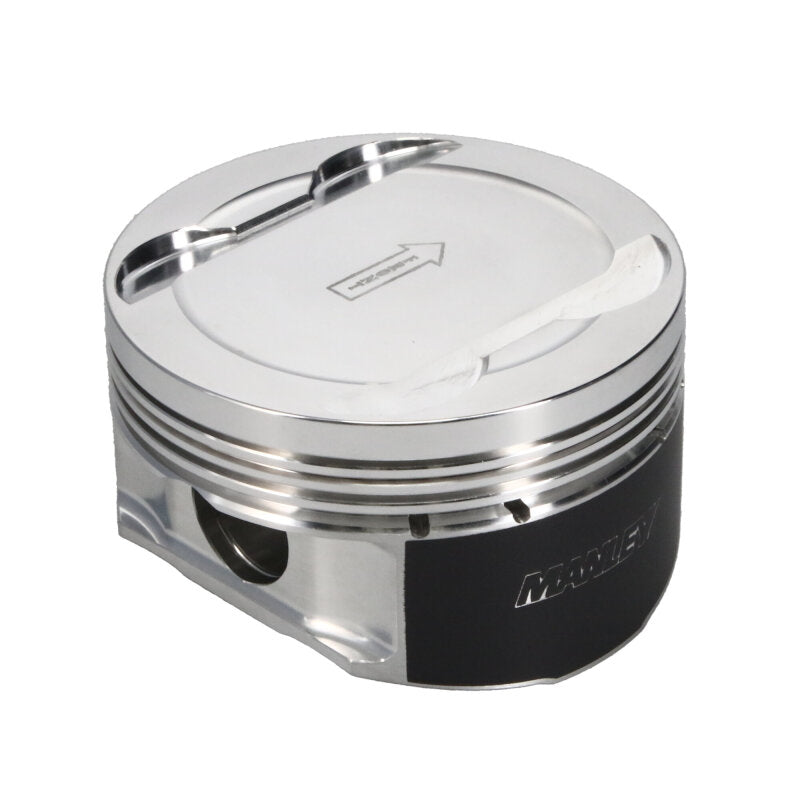 Manley Ford 3.7L Cyclone V6 3.76in Bore 9.5:1 Comp Ratio -5.0cc Dish Platinum Piston - Single