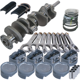 Eagle Ford Big Block Forged 4340 4.39in Bore 4.3in Stroke -38cc Inv Dome Pistons Rotating Assy