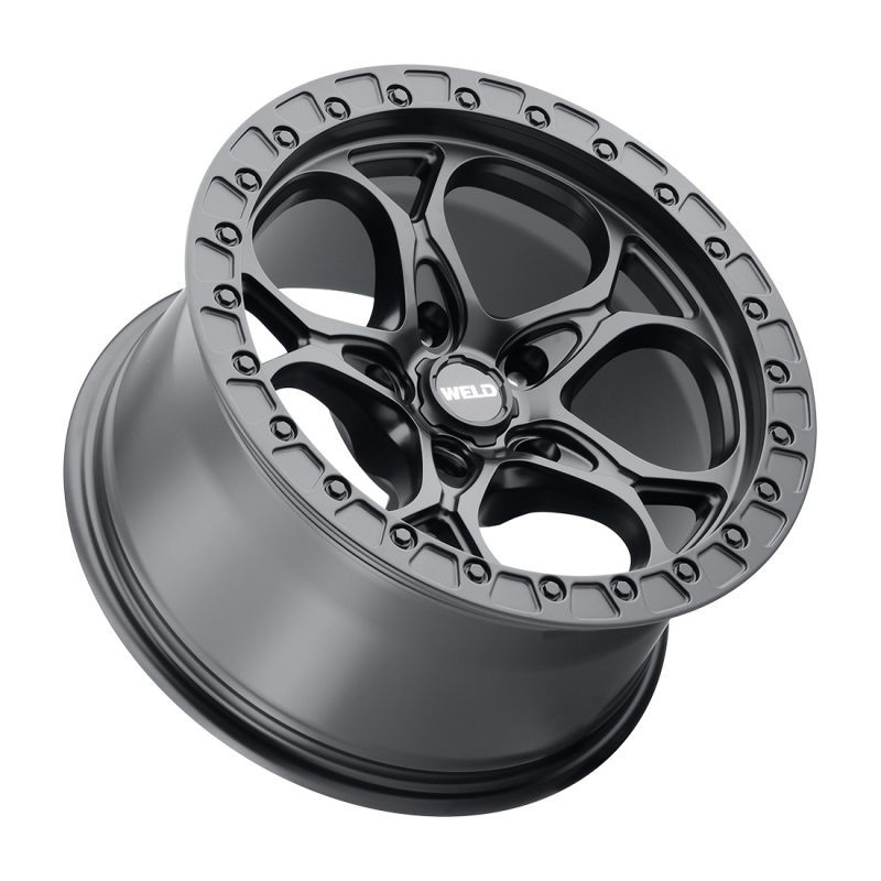 Weld Ledge 20x10 / 5x127 / 4.75 BS / 71.5 HB - Satin Black - Non-BL Wheel