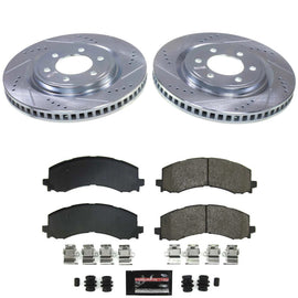 Power Stop 22-23 Ford F-150 Lightning Front Z23 Evolution Brake Kit