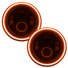 Load image into Gallery viewer, Oracle 7in High Powered LED Headlights - Black Bezel - Amber NO RETURNS