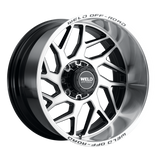 Weld Fulcrum 22x12 / 8x180 / 4.75 BS / 124.3 HB - Gloss Black Machined - Non-BL Wheel