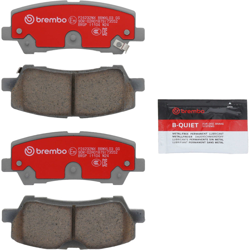 Brembo 14-23 Ford Mustang Xtra Ceramic Brake Pad - Rear