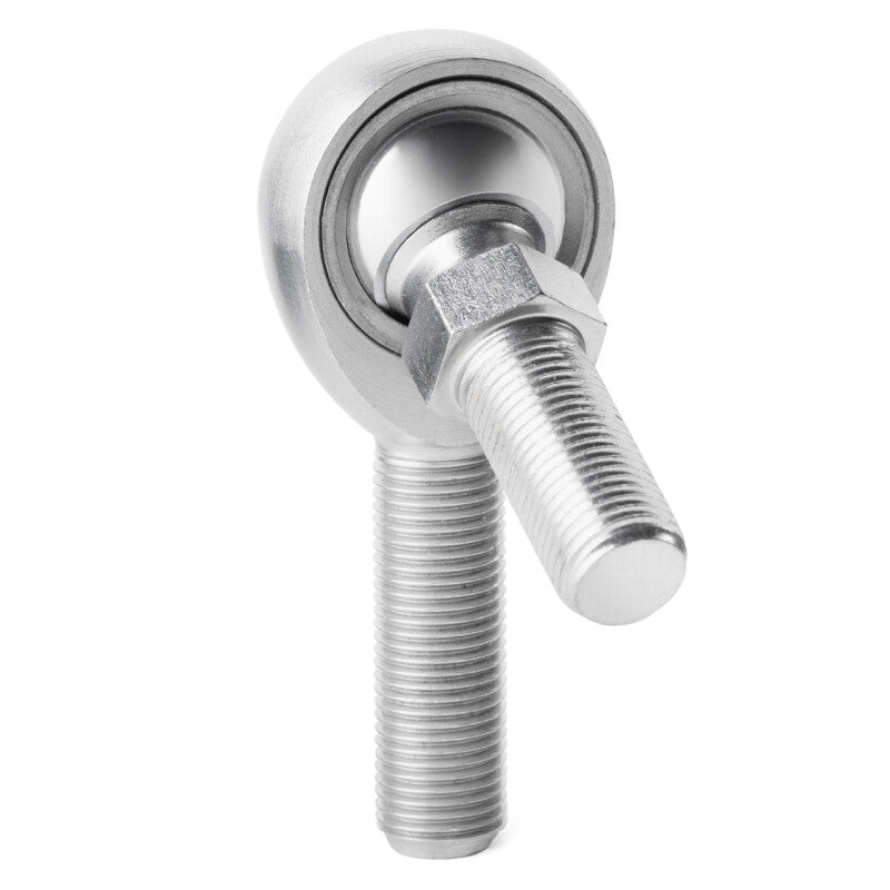 QA1 K Series 3-Pc Rod End - Male/Left Hand - .3125in Bore x 5/16-24 w/Stud - Carbon Steel