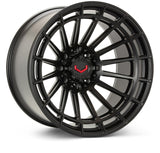 Vossen LCX-01 22x12 - 8x170 - ET44 - Ultra Deep - 125.1 - Satin Black Wheel