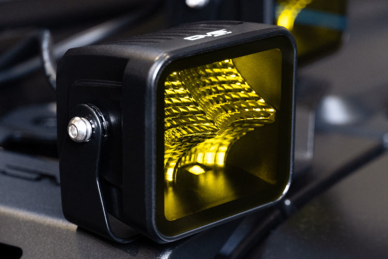 DV8 Offroad 3in Elite Series LED Amber Pod Light