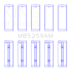 King Engine Bearings Honda B18A1 (Size +0.25mm) Main Bearing Set