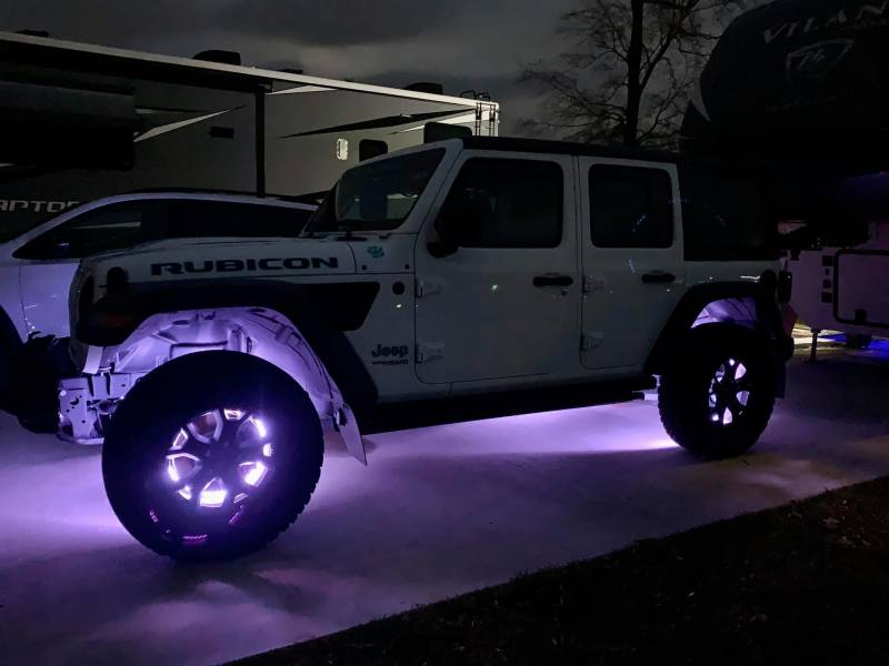 Oracle LED Illuminated Wheel Rings - White NO RETURNS