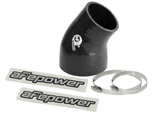 Load image into Gallery viewer, aFe Magnum FORCE Intake Coupling Kit (3 IN ID to 2-1/4 IN ID x 35 Deg.) Elbow Coupler - Black