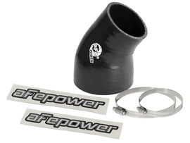 aFe Magnum FORCE Intake Coupling Kit (3 IN ID to 2-1/4 IN ID x 35 Deg.) Elbow Coupler - Black
