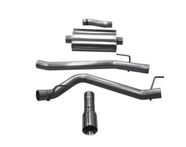 Corsa 2020-2025 Jeep Gladiator JT 3.6L Single Side Exit Cat-Back Exhaust w/ Single 4in Polished Tip