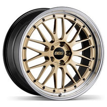 Load image into Gallery viewer, BBS LM 20x12 5x130 ET50 CB71.6 Gold Wheel w/ Diamond Cut Machined Lip
