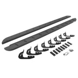 Go Rhino 14-18 GMC Sierra 1500 CC 4DR RB10 Slim Running Boards Kit (Incl. Brackets) - Bedliner Coat