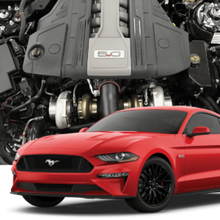 Load image into Gallery viewer, Hellion 2018+ Ford Mustang GT Top Mount Twin Turbo System