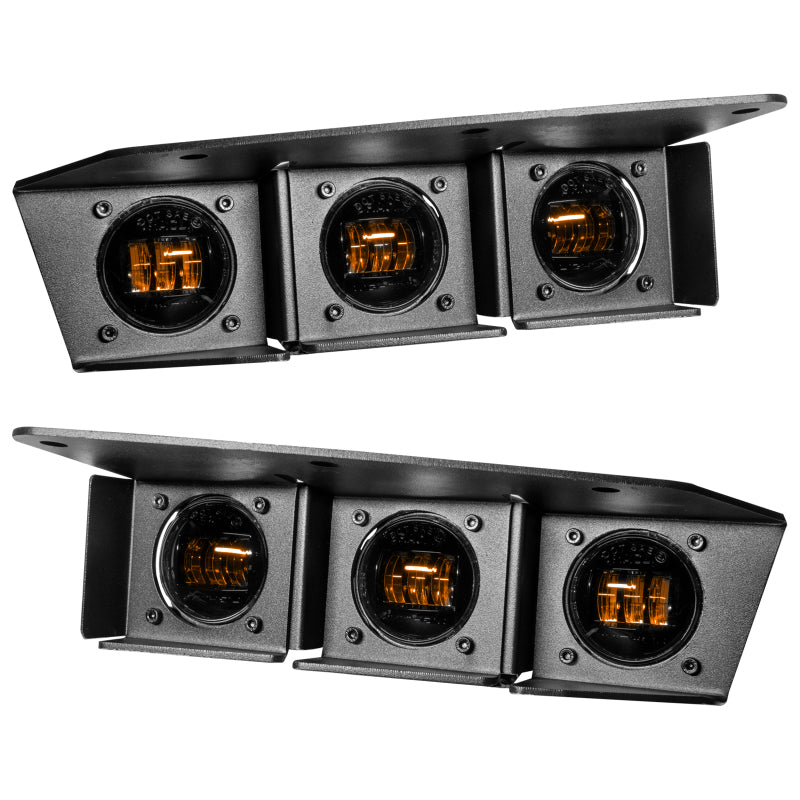Oracle High 21-22 Ford Bronco Triple LED Fog Light kit for Steel Bumper NO RETURNS