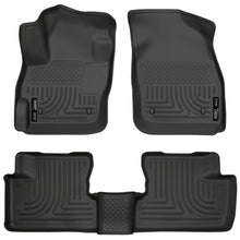 Load image into Gallery viewer, Husky Liners 10-12 Mazda 3 WeatherBeater Combo Black Floor Liners