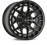Vossen HFX-6 20x10 - 6x139.7 - ET-18 - Super Deep - 106.1 - Satin Black Wheel