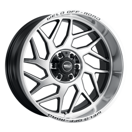 Weld Fulcrum 20x9 / 6x135 / 5 BS / 106.1 HB - Gloss Black Machined - Non-BL Wheel